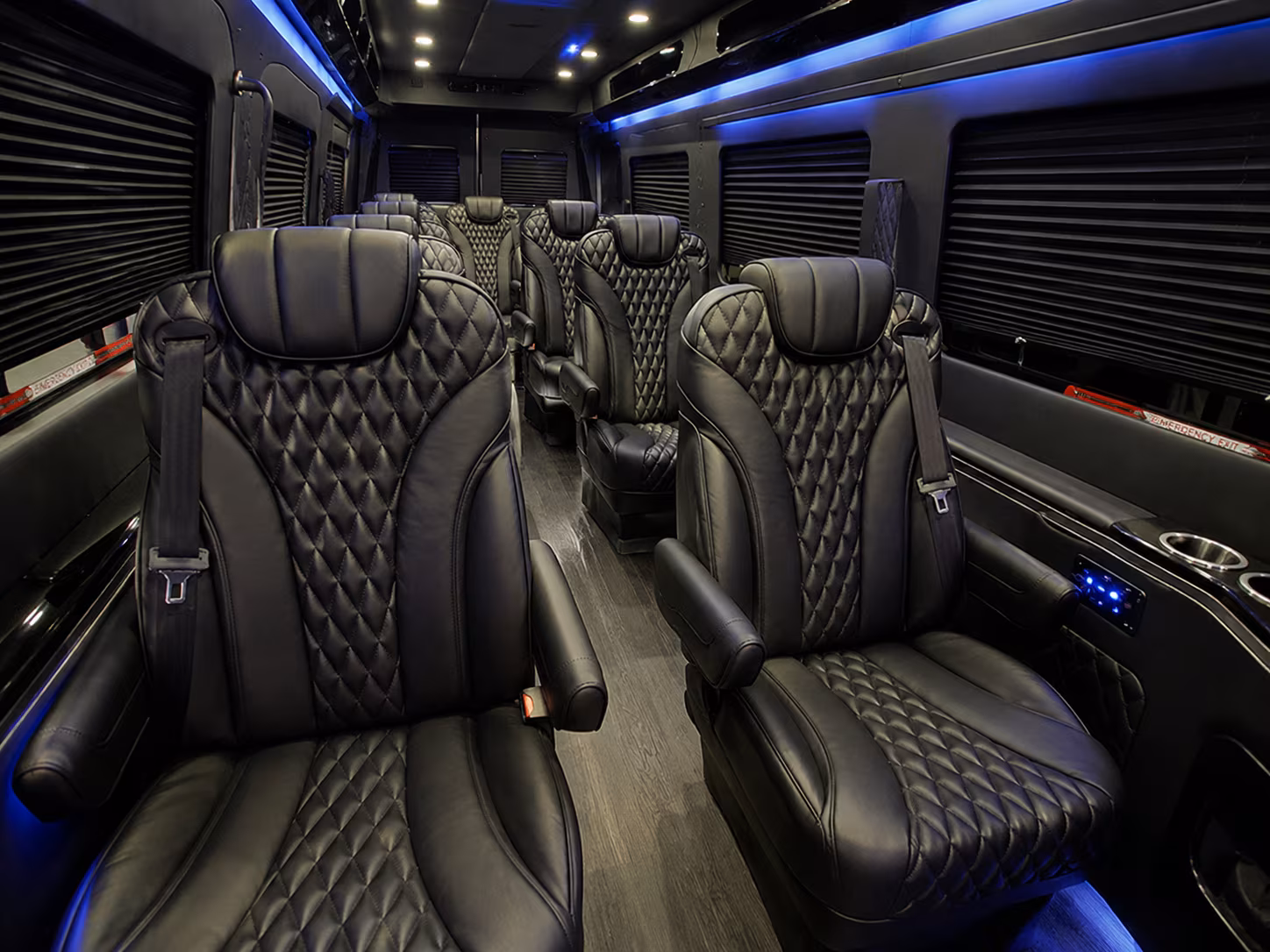 Montgomery Airport Shuttle & Transportation party bus exterior