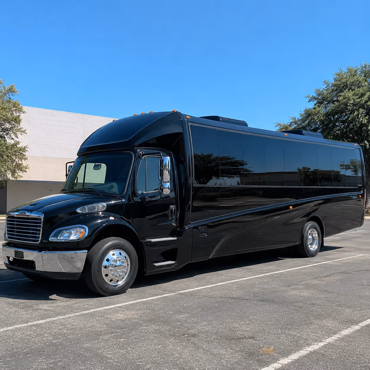Montgomery Airport Shuttle & Transportation party bus interior