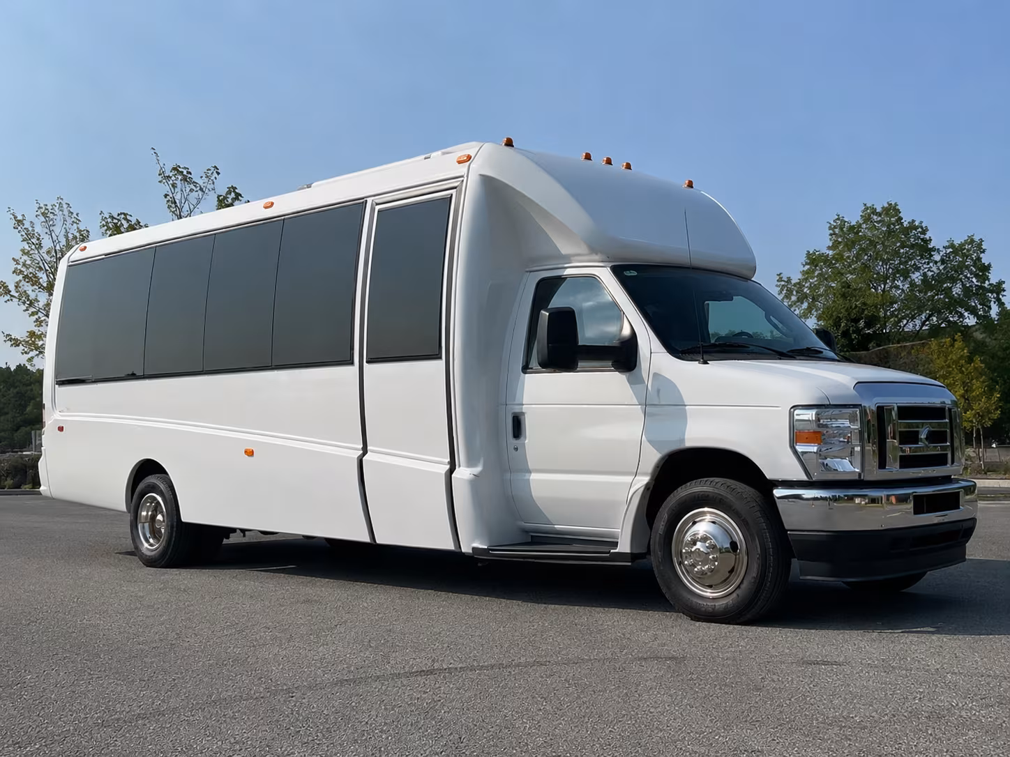 Montgomery Birthday, Sweet 16, & Quinceañera Transportation party bus exterior