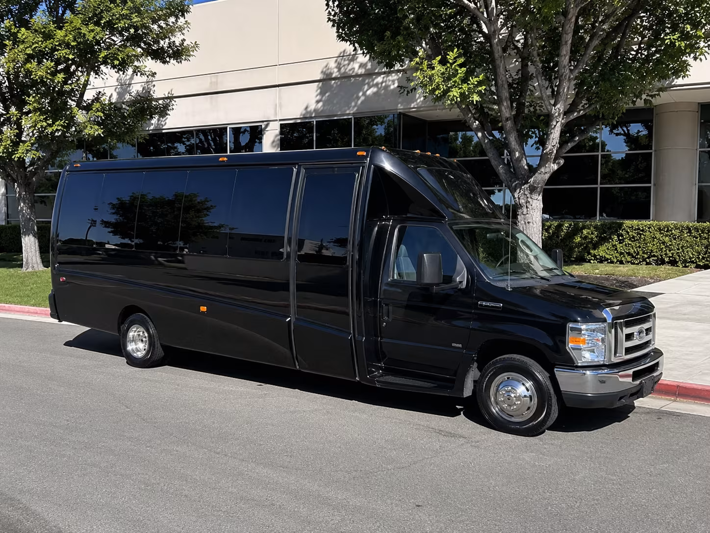 Montgomery Birthday, Sweet 16, & Quinceañera Transportation party bus exterior