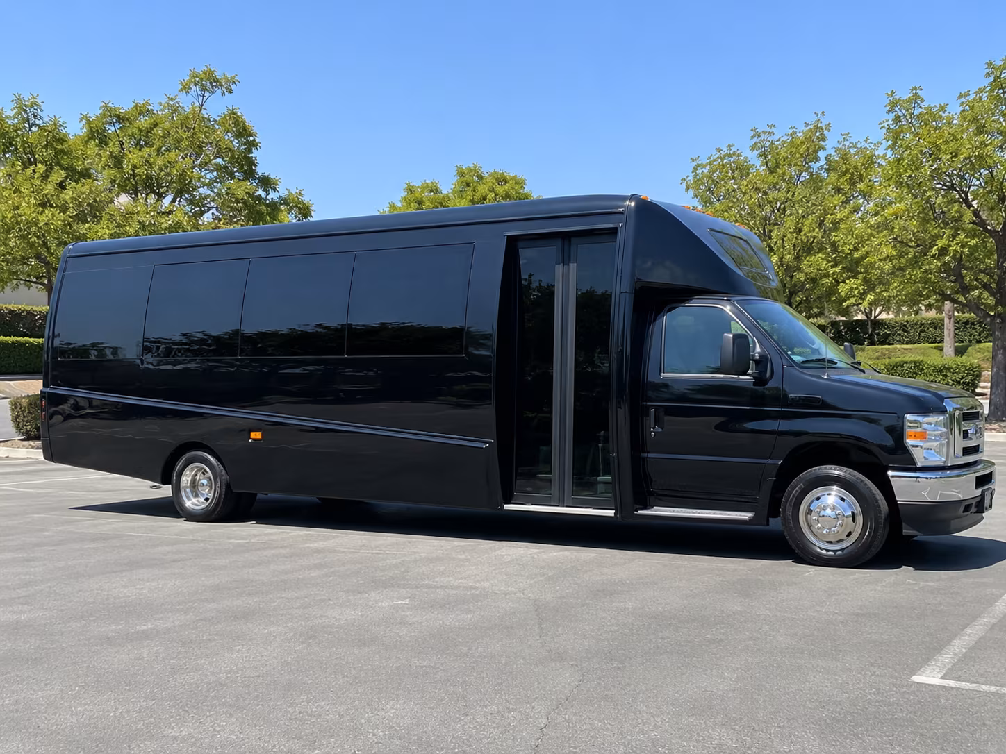 Montgomery Corporate Transportation party bus exterior