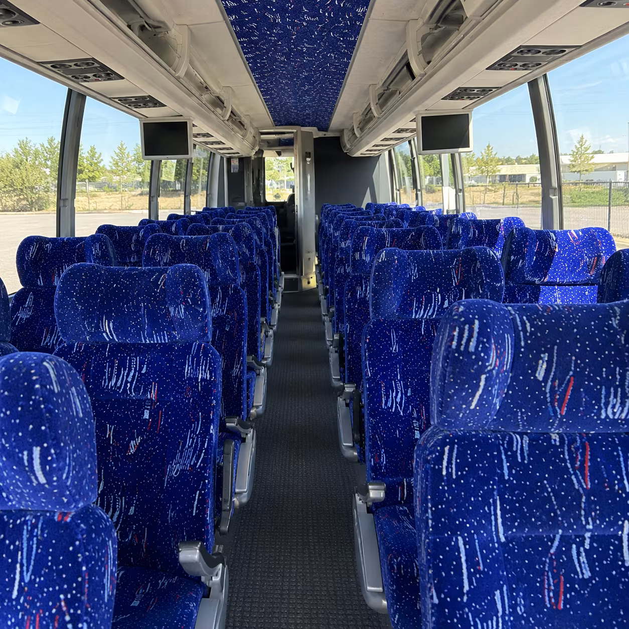 Montgomery Corporate Transportation party bus interior
