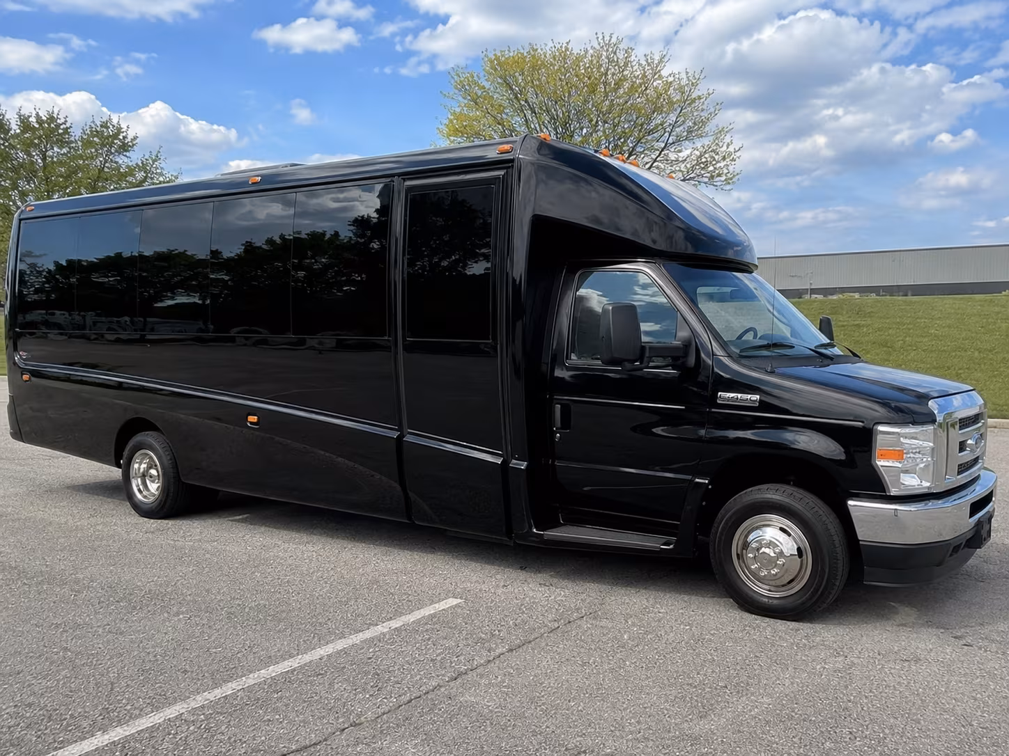 Montgomery Corporate Transportation party bus exterior