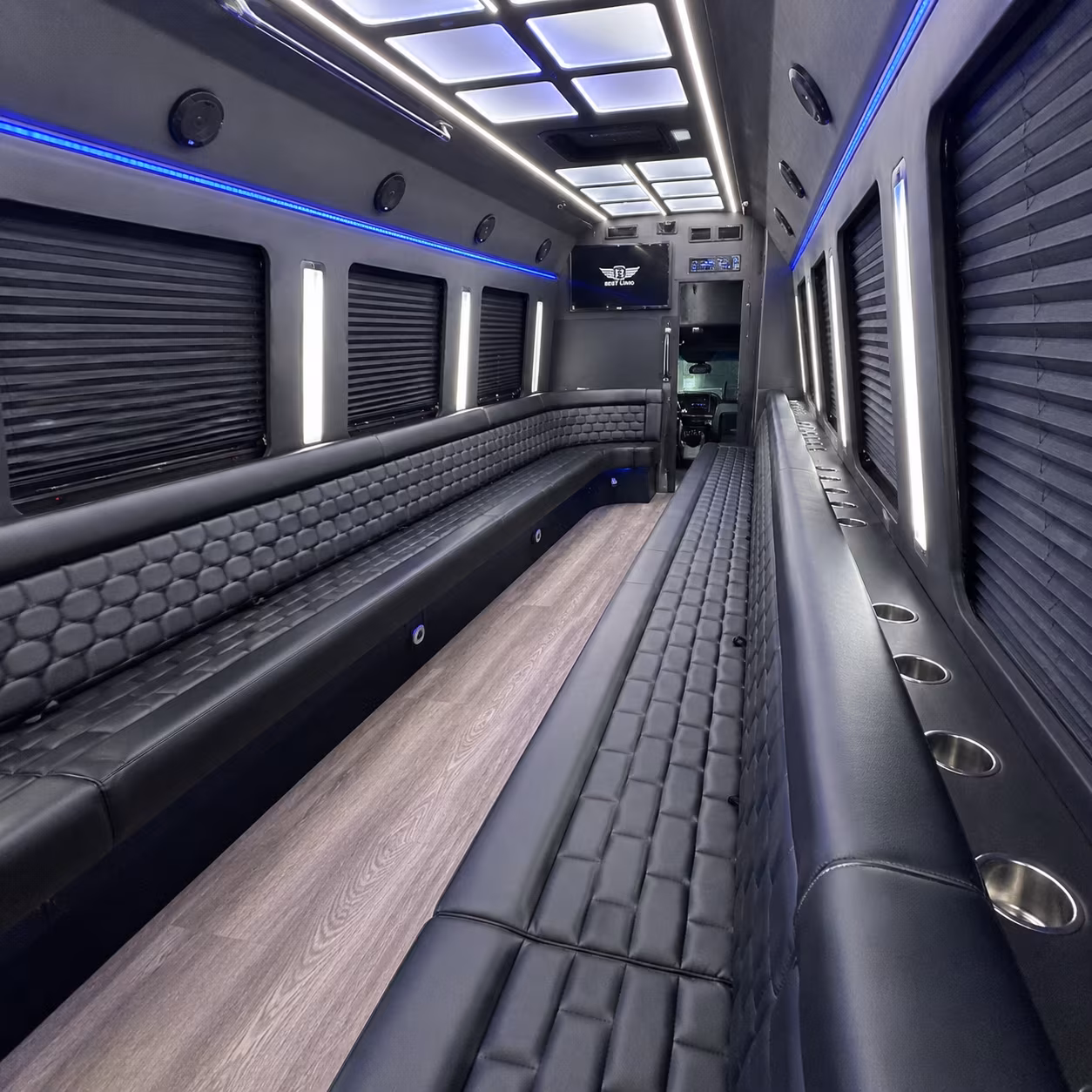 Montgomery Prom & Homecoming Transportation onboard seating